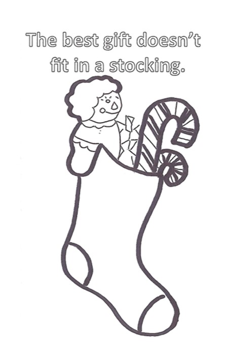 Card to Color - Stocking